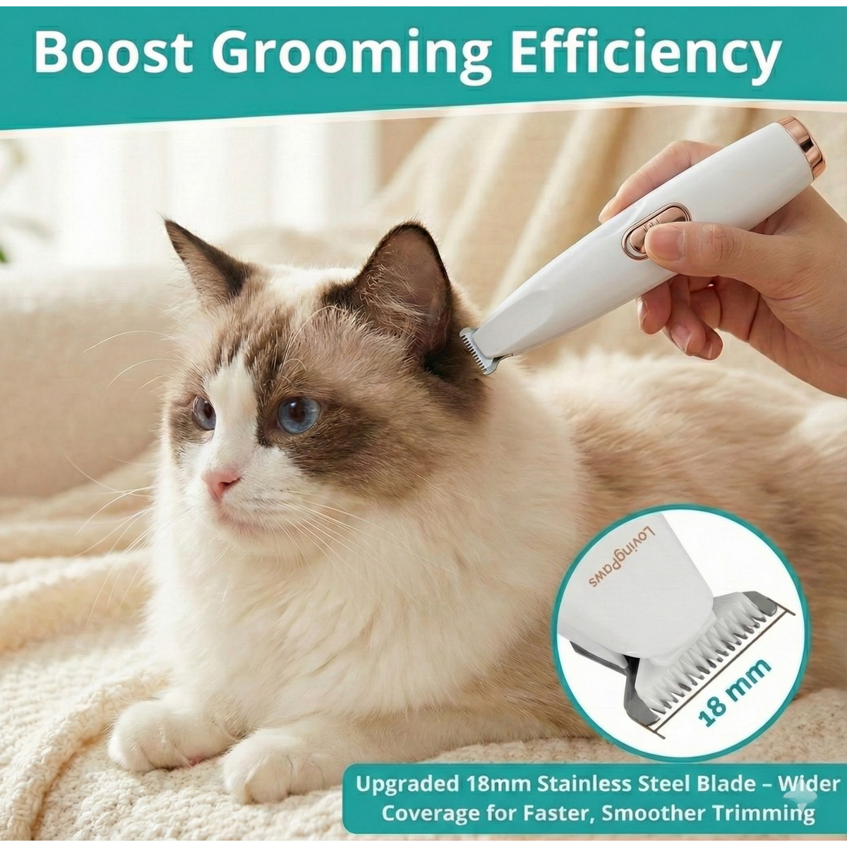 LovingPaws Gentle Care Pet Trimmer™