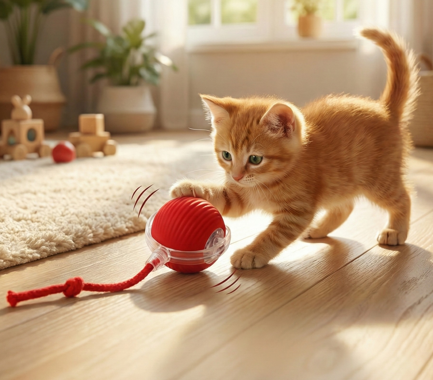 LovingPaws Interactive Self-Rolling Cat Ball™